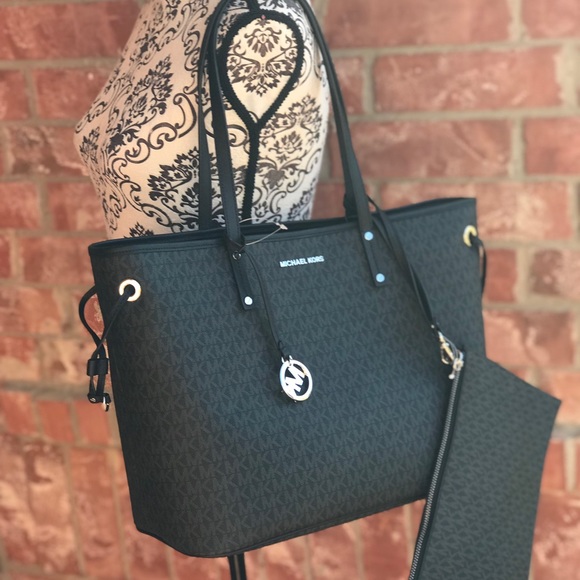 Michael Kors jet set travel reversible tote bag - Picture 2 of 8